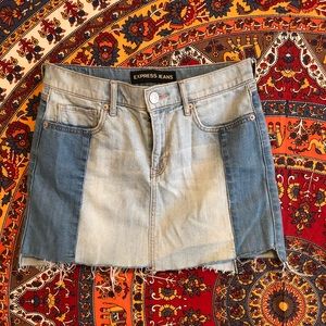 Express denim skirt